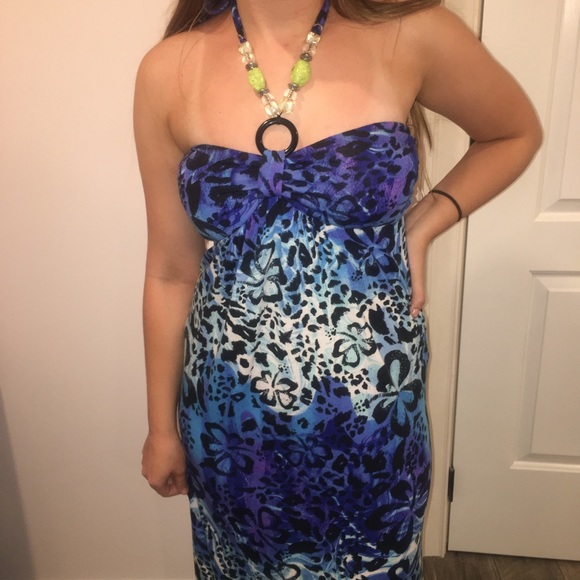 Maxi patterned dress - Picture 2 of 2